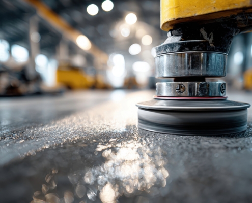 Betonboden mit Diamantschleiftechnik